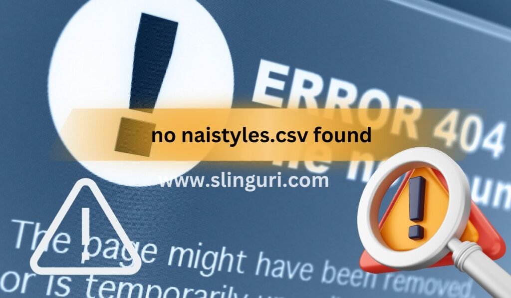 no naistyles.csv found